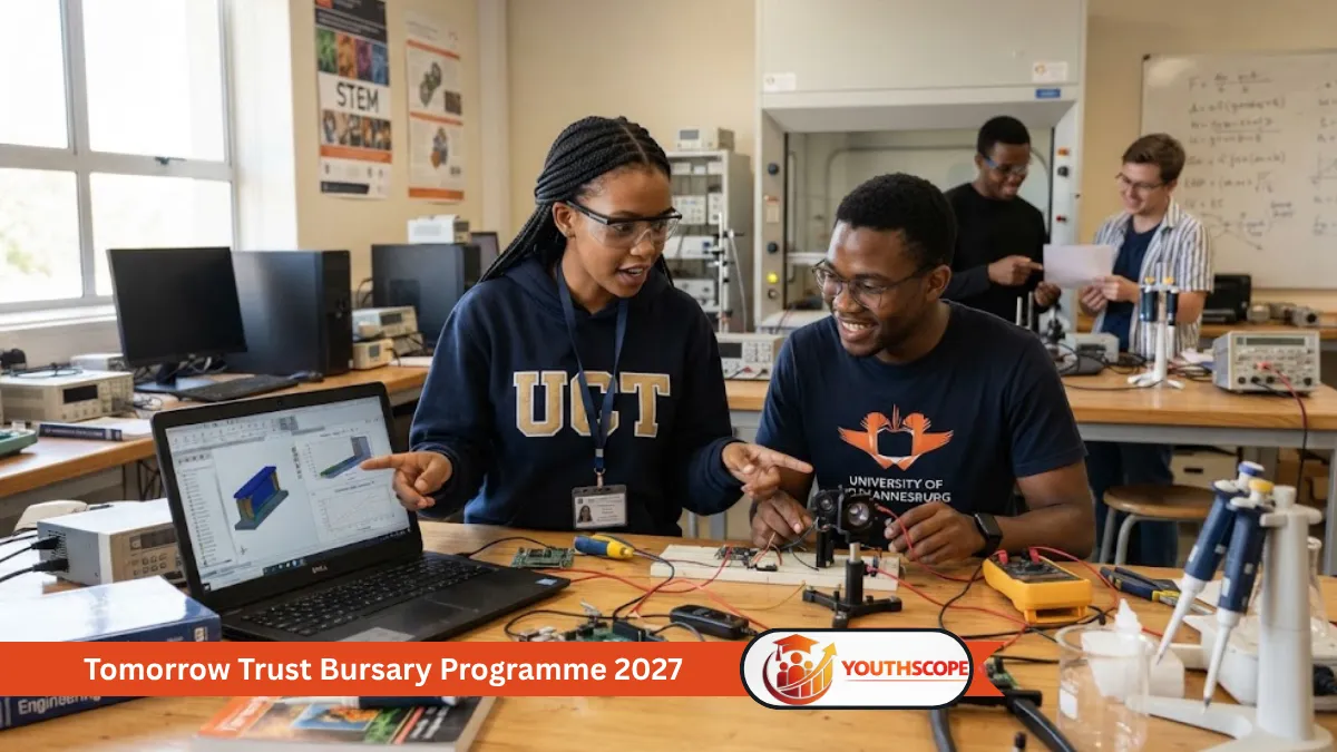 Tomorrow Trust Bursary 2027 for South African undergraduate STEM students