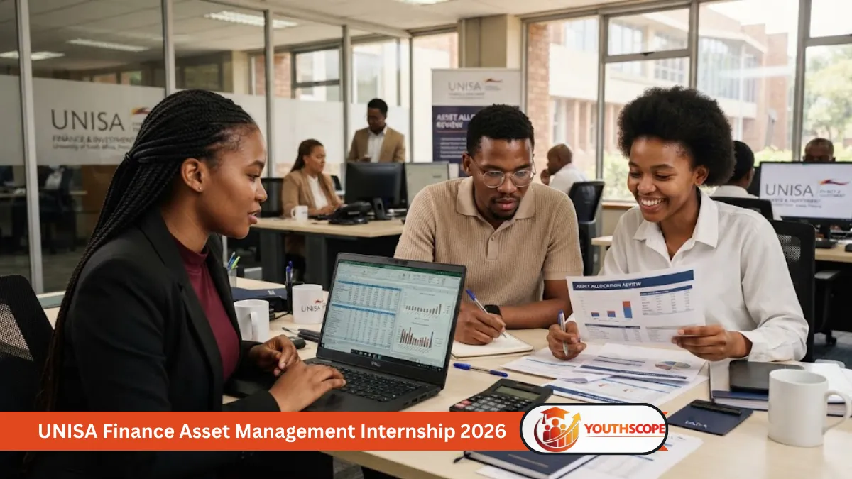 UNISA Finance Asset Management Internship 2026 for South African graduates