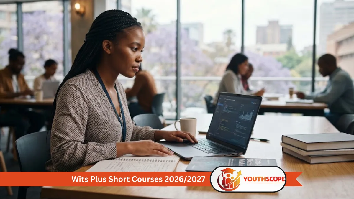 South African student taking a professional short course through Wits Plus