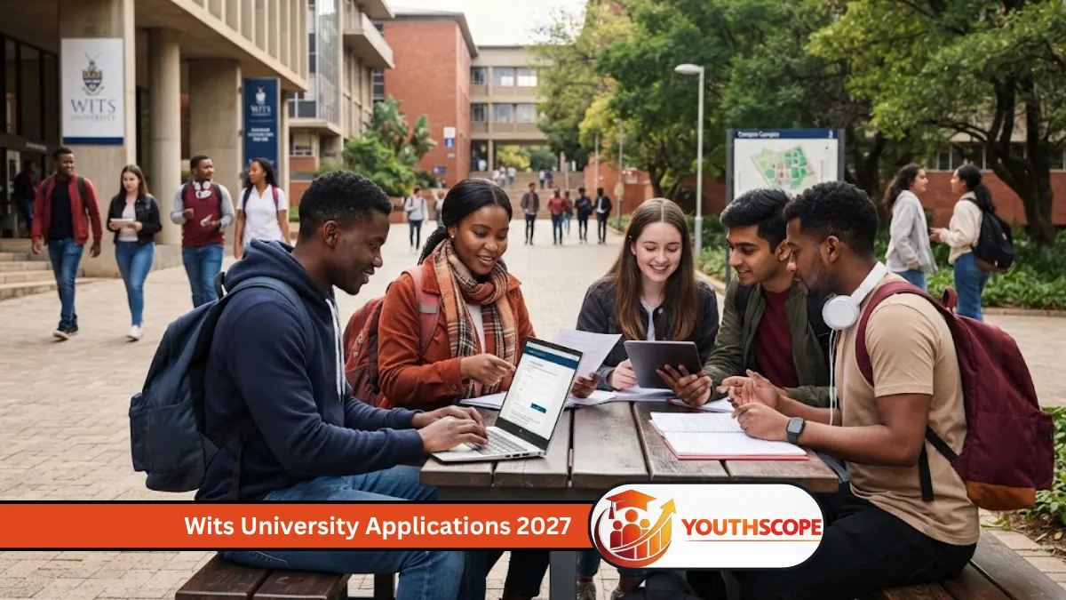 Wits University 2027 applications with South African students preparing for university