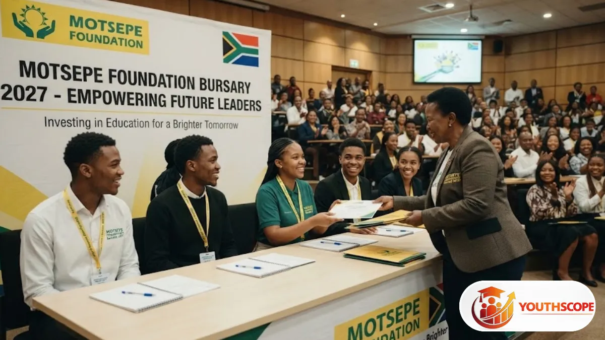 South African university student studying a STEM subject with a laptop