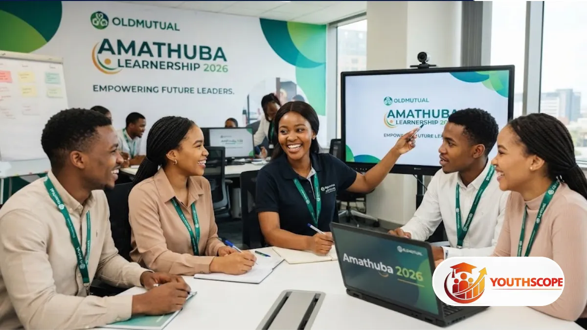 Young South African learner preparing for a financial services learnership
