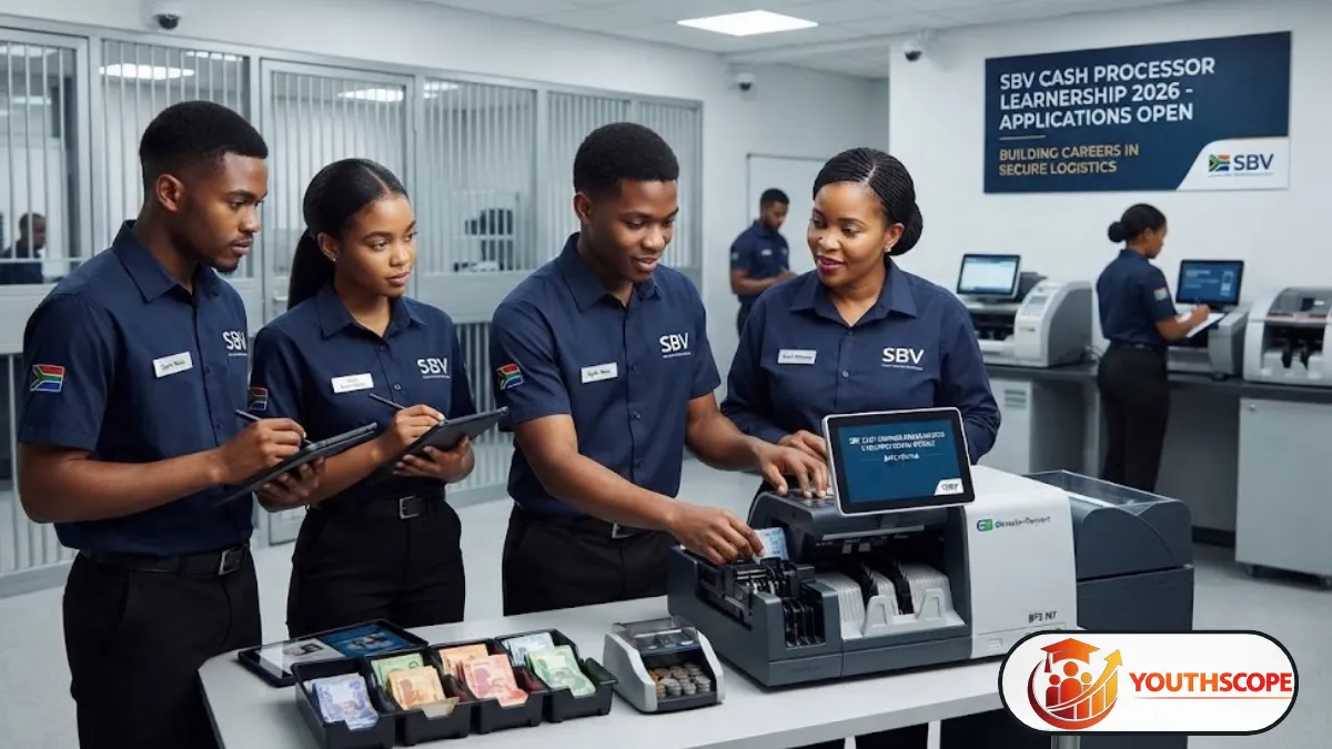 SBV Cash Processor Learnership 2026: Grade 12 Youth Aged 18–29 Can ...
