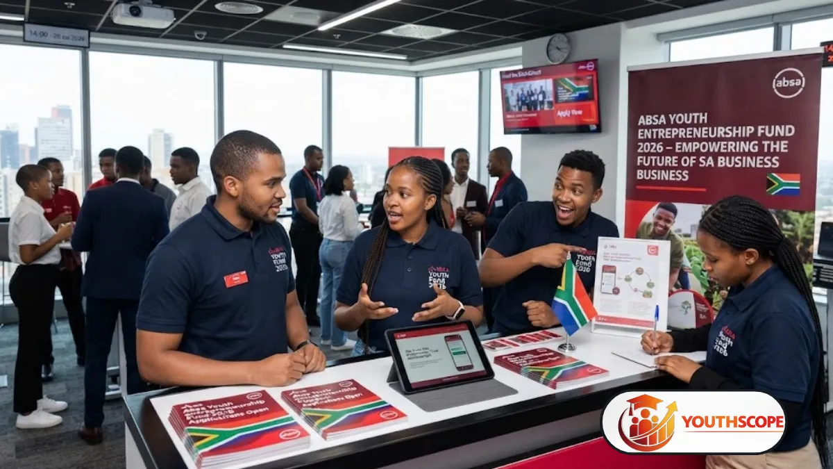 Young South African entrepreneur working on a business in a modern workspace